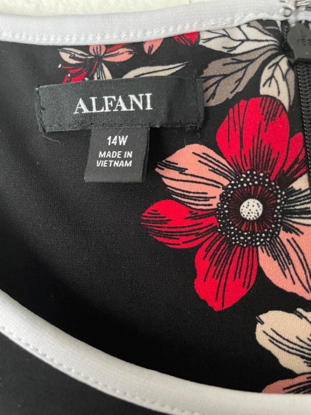 Alfani Floral Fit and flare tiered dress - Picture 3 of 4